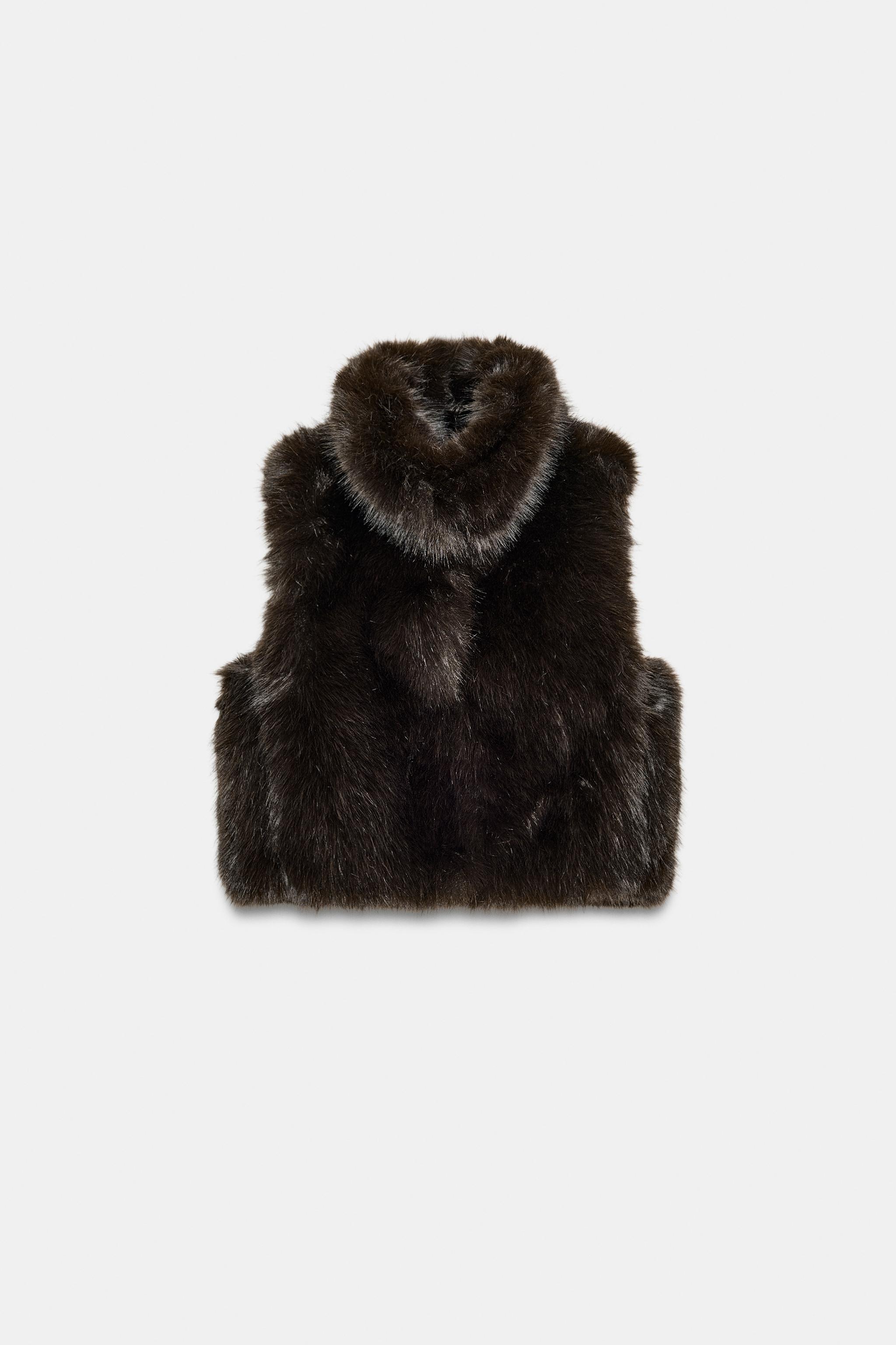 FAUX FUR VEST